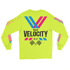 Max Velocity Long Sleeve Tee in Volt