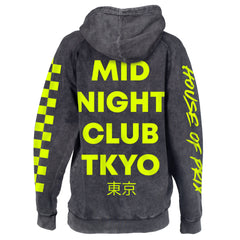 Mid Night Club Hoodie in Burnout